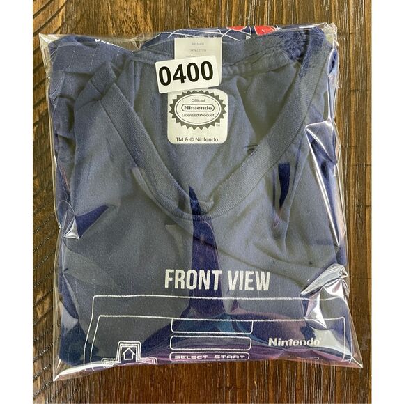 Nintendo‎ Tee Mens M Blue 1985 Retro Gamer T Shirt NES Controller Y2K 90s Style - Picture 7 of 7